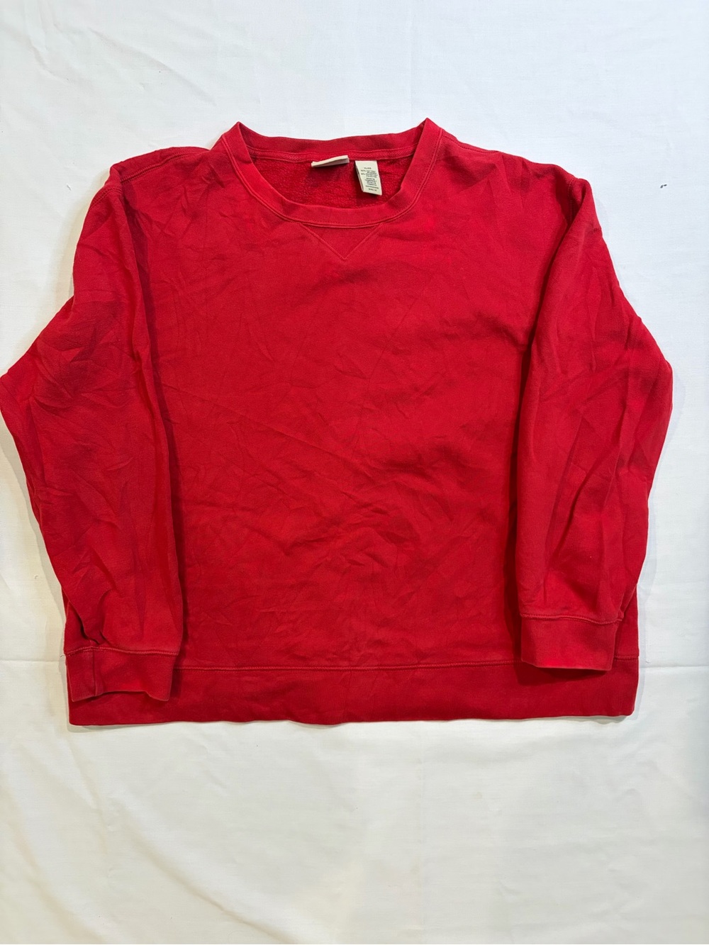 Classic Men's Bright Red Crewneck Sweater